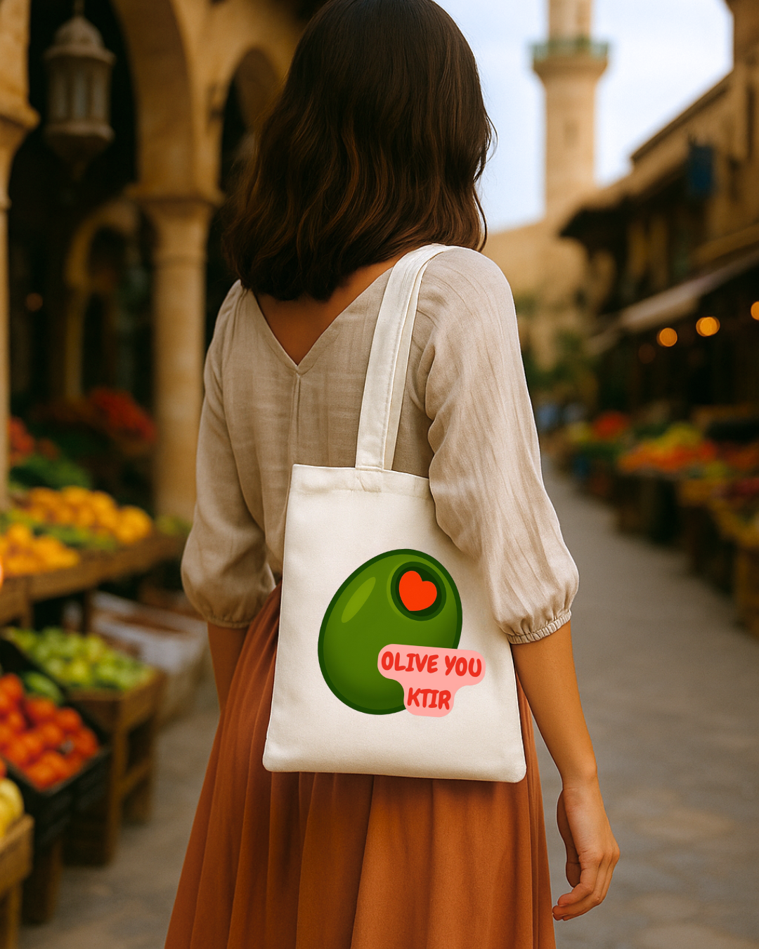 Tote Bag - Olive You Ktir