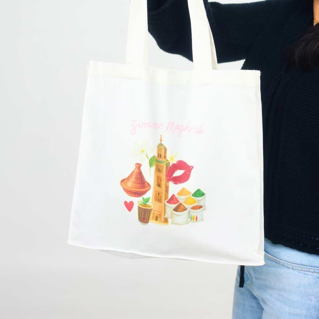 Tote Bag - Zina Men Maghrib